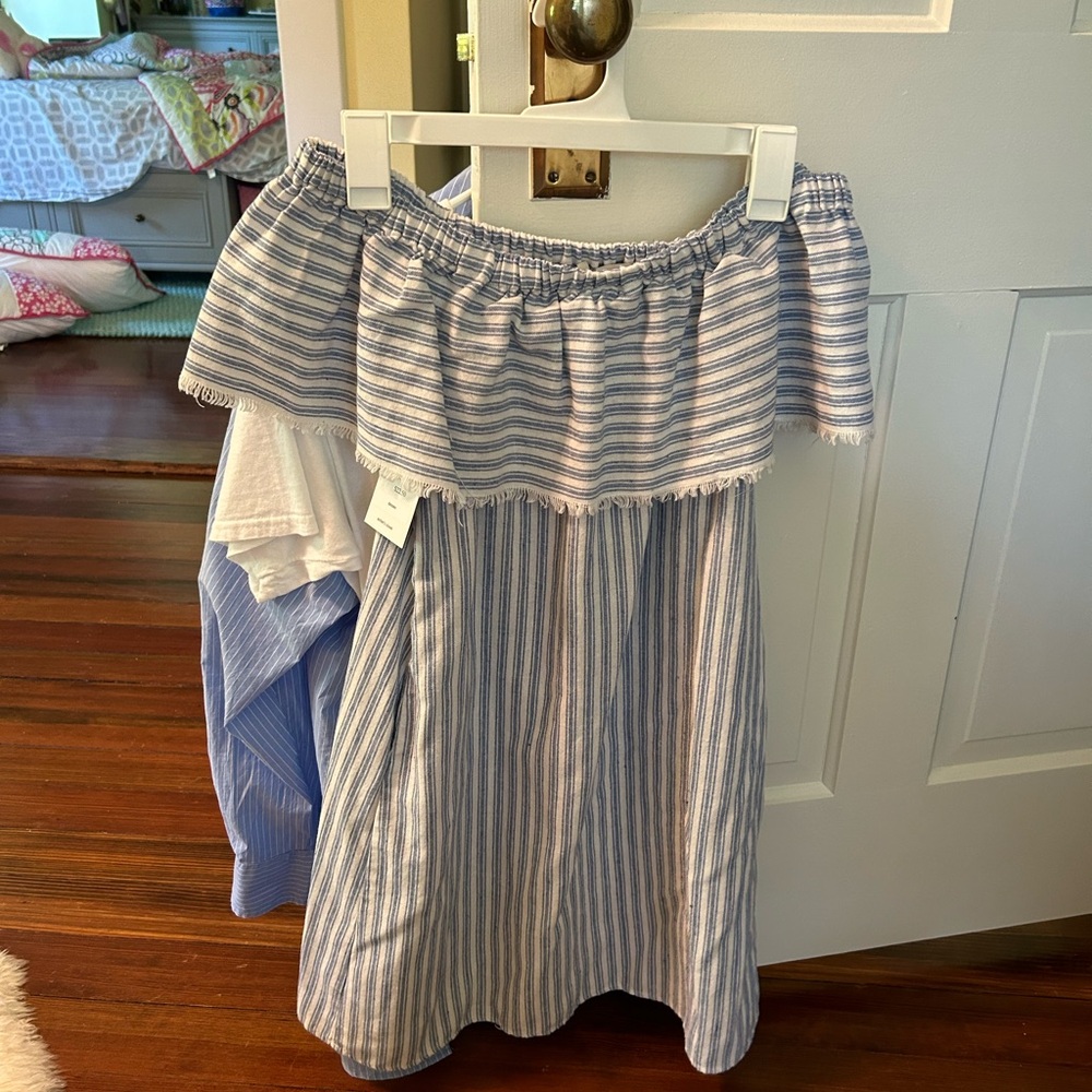 Adorable beach cord stripped dress